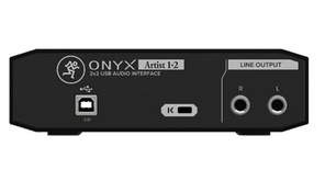 Abgespeckt: Auf der Rückseite des Audio Interfaces Onyx Artist 1.2 findet man nur einen USB-Anschluss und Line-Output. © Hersteller 