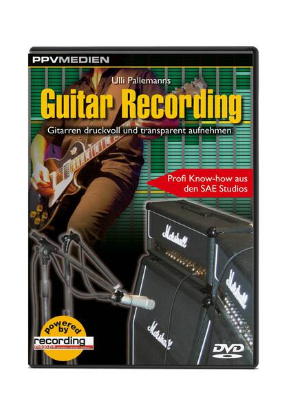 Meinnotenshop.de empfiehlt "DVD Guitar Recording"